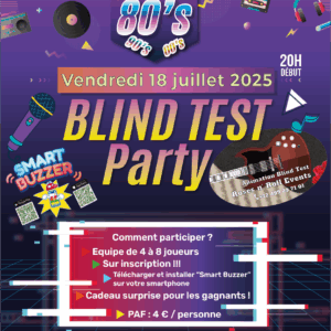 Réservation Blind Test