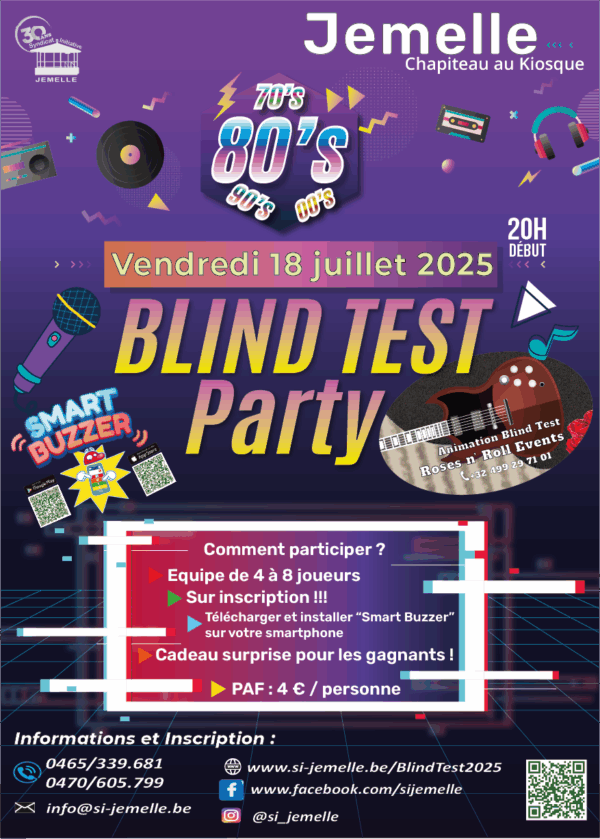 Réservation Blind Test
